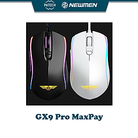 Mua Chuột máy tính có dây Gaming Newmen GX9Pro  Sensor Pixart PMW3389  16000DPI  Switch Kailh GM4.0  độ bền 60 triệu lượt nhấp LED 16 8 triệu màu  phù hợp game thủ chuyên nghiệp- Hàng chính hãng