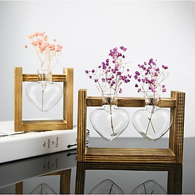 Mua Bộ giá treo bình thủy tinh hình trái tim trồng cầy thủy sinh  cắm hoa văn phòng phong cách nhẹ nhàng đơn giản