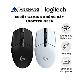 Chuột không dây Gaming Logitech G304 - Cảm biến Hero, 12k DPI, nhẹ, 6 nút lập trình, on-board memory, pin 250h -Hàng Chính Hãng