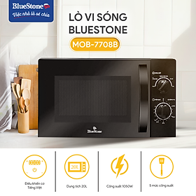 Mua Lò Vi Sóng BlueStone MOB-7708B 20 Lít 1050W - Hàng Chính Hãng
