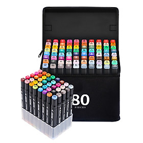 Bộ bút Marker BUDECOR TOUCH COLOR - Tặng sổ vẽ và 2 bút