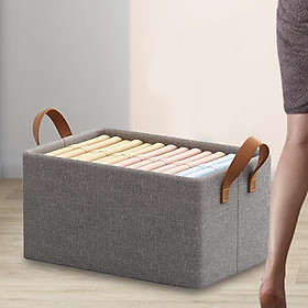 Fabric Storage Bin Multifunction Clothes Basket for Wardrobe Bedroom Laundry
