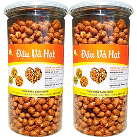 COMBO 2 HŨ 1KG ĐẬU PHỘNG TỎI ỚT THƠM NGON HŨ PET