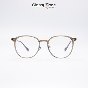 Gọng kính cận, Mắt kính giả cận nhựa Form tròn thời trang Unisex Eren - GlassyZone
