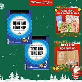 Tiếng Hàn Tổng Hợp Dành Cho Người Việt Nam Sơ Cấp 1 + 2 - Sách Bài Học - Bản Đen Trắng - MCBooks
