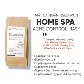 Mặt nạ Lá House Home Spa 15ml*8gói Dưỡng trắng da/ Ngăn ngừa mụn