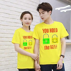 Combo 2 Áo Thun Cặp Đôi so Cute In Họa Tiết Tình Yêu xinh xắn chất thun đẹp