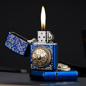 Mua Vỏ Hột Quẹt Bật Lửa Zorro Z91725B Khắc họa tiết hoa văn đẹp độc lạ - Dùng Xăng Đá Cao Cấp