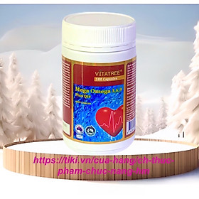 Vitatree Mega OMEGA 369 Plus Q10 Hộp 120 viên - Nhập Khẩu Úc -Cung Cấp Acid Béo ,Chống Oxy Hóa - Bảo Vệ Tim Mạch