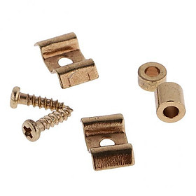 2X Guitar String Tree Screws for ST SQ Electric Guitar Replacements Golden