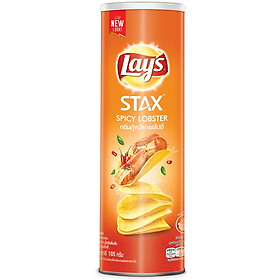 Bánh snack khoai tây miếng Lay s Stax Thái vị Tôm hùm nướng 105g