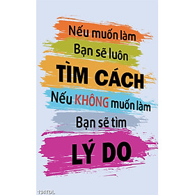 Mua TRANH DÁN TƯỜNG 3D SLOGAN ĐỘNG LỰC SLDL134 - TRANH DÁN TƯỜNG VĂN PHÒNG LÀM VIỆC - YAN SHOP