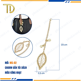 Charm túi xách, móc khoá túi xách, dây treo túi xách nữ dùng công nghệ Mạ điện độ bền 5-8 năm