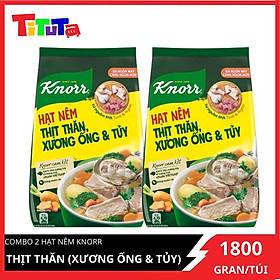 COMBO 2 gói hạt nêm Knorr Thịt thăn (xương ống&tủy) 1800gX2