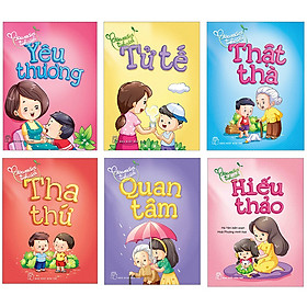 Combo 6 Cuốn: Gieo Mầm Tính Cách - Ươm Mầm Tình Cảm (Gồm Các Tựa: Hiếu Thảo, Quan Tâm. Tha Thứ, Thật Thà, Tử Tế, Yêu Thương) (Tái Bản)