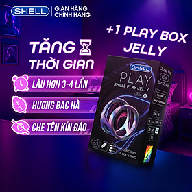 Bao cao su Shell Play Jelly - Tổng hợp 6 tính năng + 1 Play Box Jelly | SHELL CHÍNH HÃNG