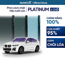 Mua Phim cách nhiệt ô tô 4 chỗ gói cao cấp cách nhiệt mạnh mẽ NanoX Platinum