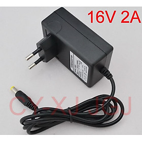 1 Chiếc 16V 2A AC 100V-240V Adapter Chuyển Đổi DC 16V 2A 2000mA Nguồn Điện Phích Cắm Châu Âu 5.5Mm X 2.1Mm-2.5Mm Loại Phích Cắm: Phích Cắm Châu Âu