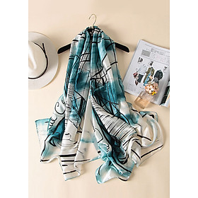 Khăn Choàng Cổ Lụa Hàng Châu Thời Trang - KLHC12301 (90 x 180 cm)