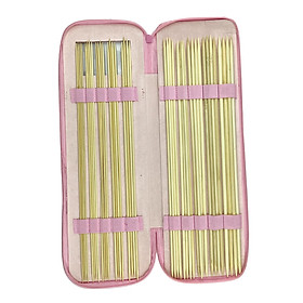 Bamboo Long Knitting Pins Double Pointed 2.5mm-6mm Needlework Weaving Adult