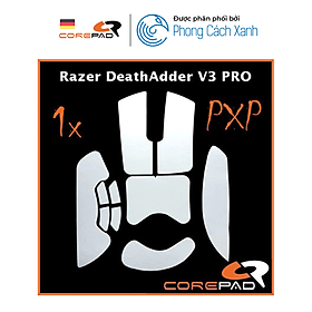 Bộ grip tape Corepad PXP Grips Razer DeathAdder V3 Pro / Razer DeathAdder V3 - Hàng Chính Hãng