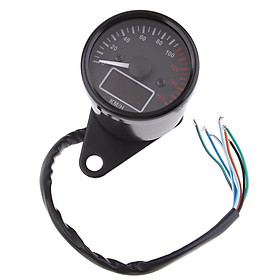 Motorcycle Speedometer Odometer Fuel Indicator Meter Gauge 7 Wire