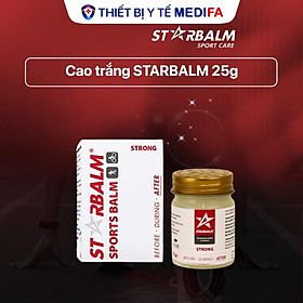 Cao thể thao Starbalm, hỗ trợ giảm đau, chiết xuất từ thiên nhiên