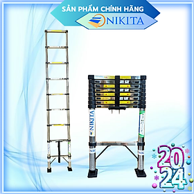 Mua Thang inox rút đơn Nikita  sản phẩm mới 2013  chân chống trượt an toàn  rút gọn dễ  di chuyển