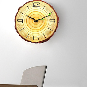 12inch Non-ticking Silent  Wall Clock Battery Operated 4 Numbers A
