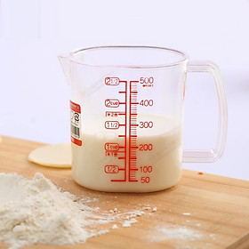 Mua Ca đong có vạch chia Nakaya 500ml  vạch chia màu đỏ sáng  an toàn 100% không chì  rất dễ nhận đọc - nội địa Nhật Bản