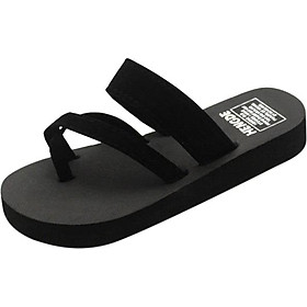 1 Đôi Dép Sandal Đi Biển Nam Nữ Bền Đẹp - Đen (Size