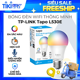 Bóng đèn thông minh TP-Link Tapo L530E - Đèn 16 triệu màu, điều chỉnh độ sáng và nhiệt màu từ xa qua app, điều khiển bằng giọng nói - Hàng chính hãng