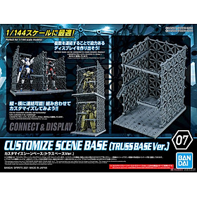 PHỤ KIỆN ĐỒ CHƠI CUSTOMIZE SCENE BASE (TRUSS BASE Ver.) 1/144 MÔ HÌNH LẮP RÁP