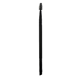 Gobestart Double Head Makeup Brush Wood Handle Double Sided Eyebrow Flat Angled Brushes