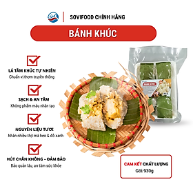 Bánh Khúc Sovifood - Xôi Khúc Lá Tầm Khúc Tự Nhiên, Nhân Nhiều Thịt Má Heo, Đỗ Xanh Bùi Béo - 930G