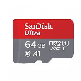 Thẻ nhớ MicroSDXC SanDisk Ultra A1 100MB/s 64GB - Hàng Nhập Khẩu