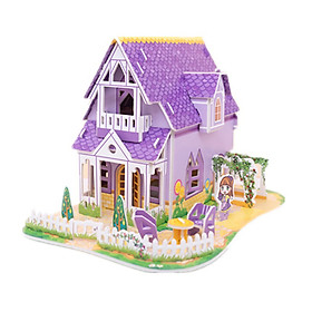 Mô hình lắp ghép nhà giấy 3D puzzle kích thích trí tuệ