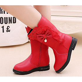 Giày Boot ( cao cấp ) cho bé gái phong cách hàn quốc - BBS004