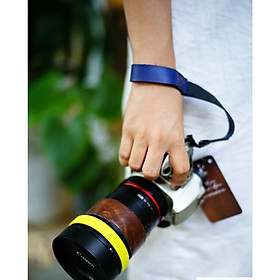 Mua Dây máy ảnh đeo tay Handstrap da bò navy hải quân – RAM Handstrap - Hàng chính hãng