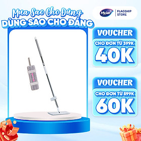 Cây lau nhà tự vắt thông minh sợi microfiber