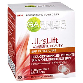 Garnier UltraLift Day Cream SPF 15 50ml
