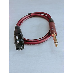 Mua DÂY CẮM MICRO  MIXER TỪ ĐẦU XLR RA ĐẦU 6.5LY DÀI 1M
