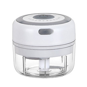 Mini Garlic Grinder Electric Garlic Chopper Cordless Food Fruit Vegetable Blender Kitchen Gadgets 100ML USB Rechargeable