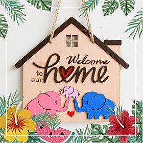 Mua Bảng decor gia dình voi