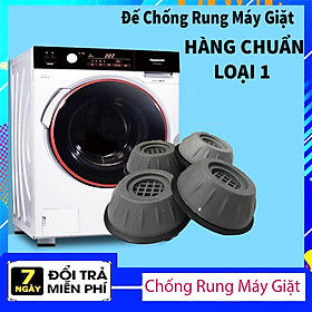 Chân máy giặt 4 miếng cao su Hút Chân Không cao cấp chống ồn chống rung