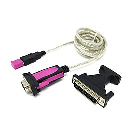 Mua Cáp USB To Com RS232 Z-TEK ZE400 Và Cổng Chuyển 9 Chân Âm Ra 25 Chân Dương LPT - Hàng Nhập Khẩu
