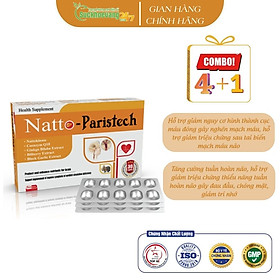 Viên uống phòng ngừa đột quỵ Natto Paristech ngăn ngừa tai biến mạch máu