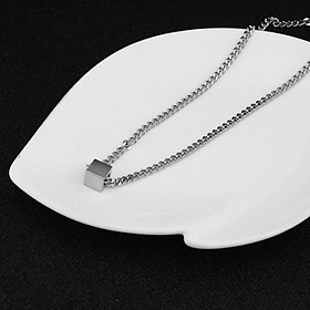 Dây chuyền vòng cổ unisex khối lập phương