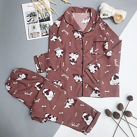 Bộ ngủ pijama tay dài quần dài chất đẹp