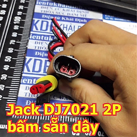 Mua 3 BỘ RỜI ĐẦU NHỰA ĐỰC CÁI  LÕI SẮT ĐỰC  CÁI ĐẦU NỐI  HEADER DJ7021 2P  JACK CHỐNG NƯỚC kde5024